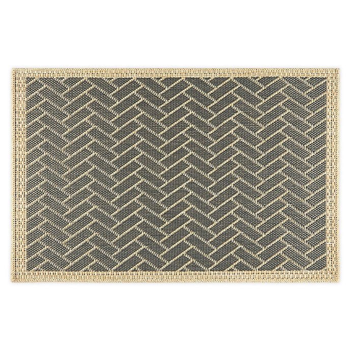 slide 1 of 1, Home Dynamix El Wilmington 24 x 48'' Woven Air Kitchen Mat - Brown/Ivory'', 1 ct