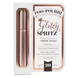 Poo-Pourri Spritzing Pretty Gift Set Rose Gold Glitzy Spritz with Sitting Pretty Scent