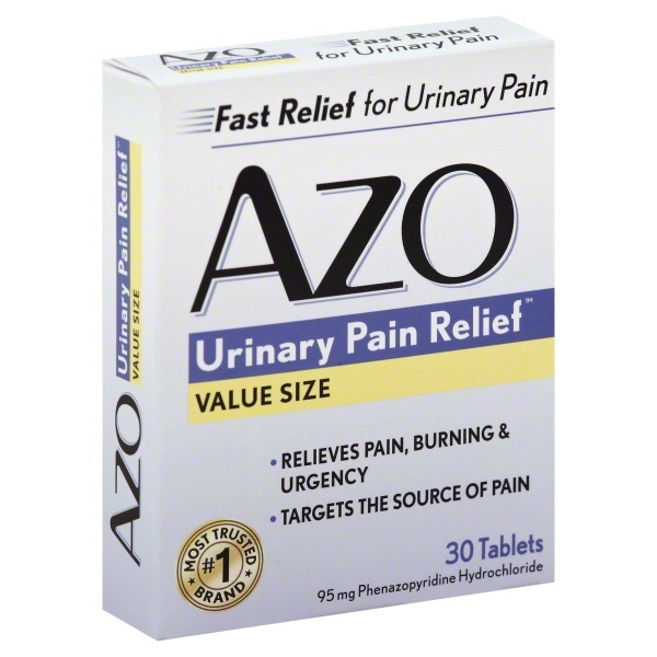 slide 1 of 1, AZO Urinary Pain Relief Value Size Tablets, 30 ct