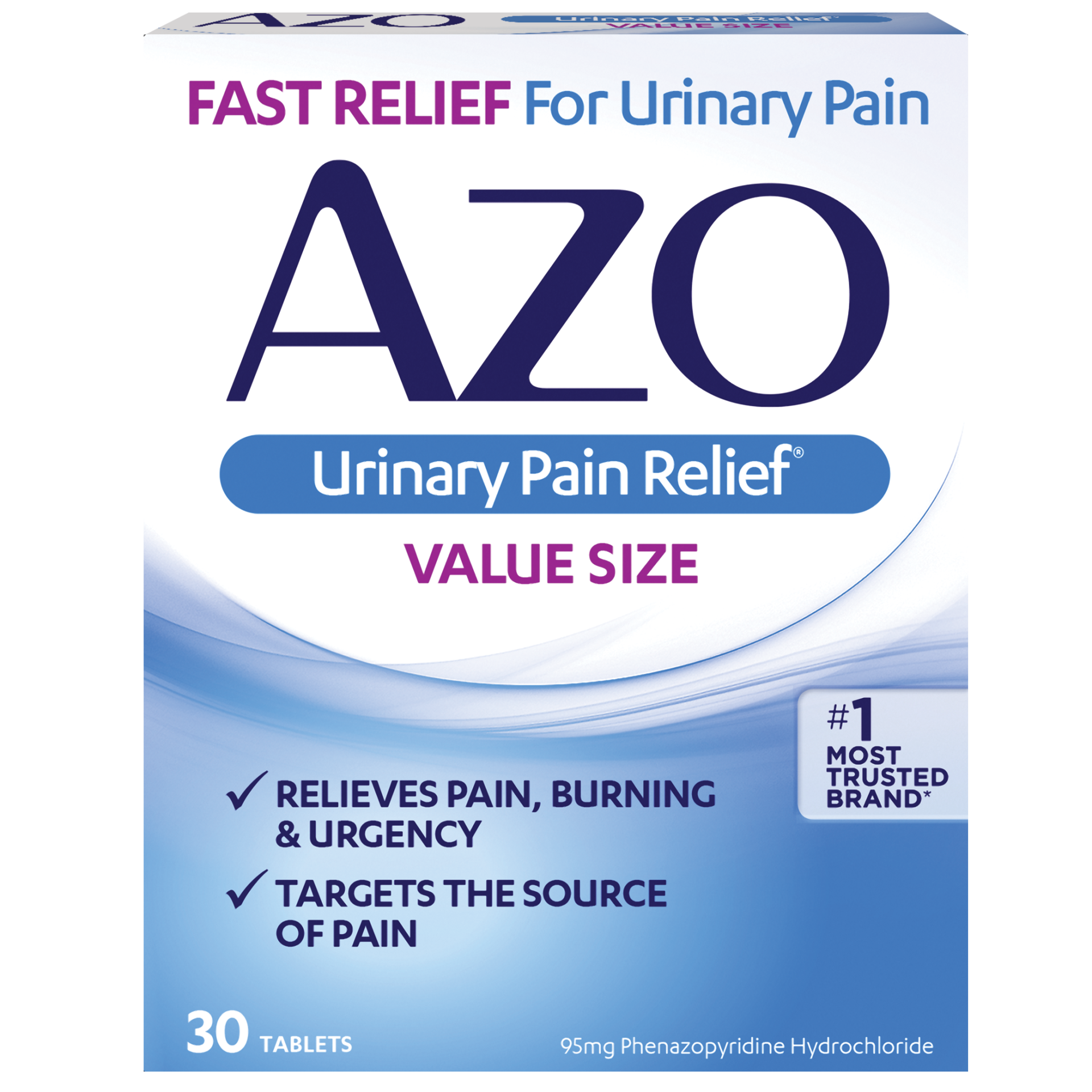 slide 1 of 1, AZO Urinary Pain Relief Tablt, 30 ct