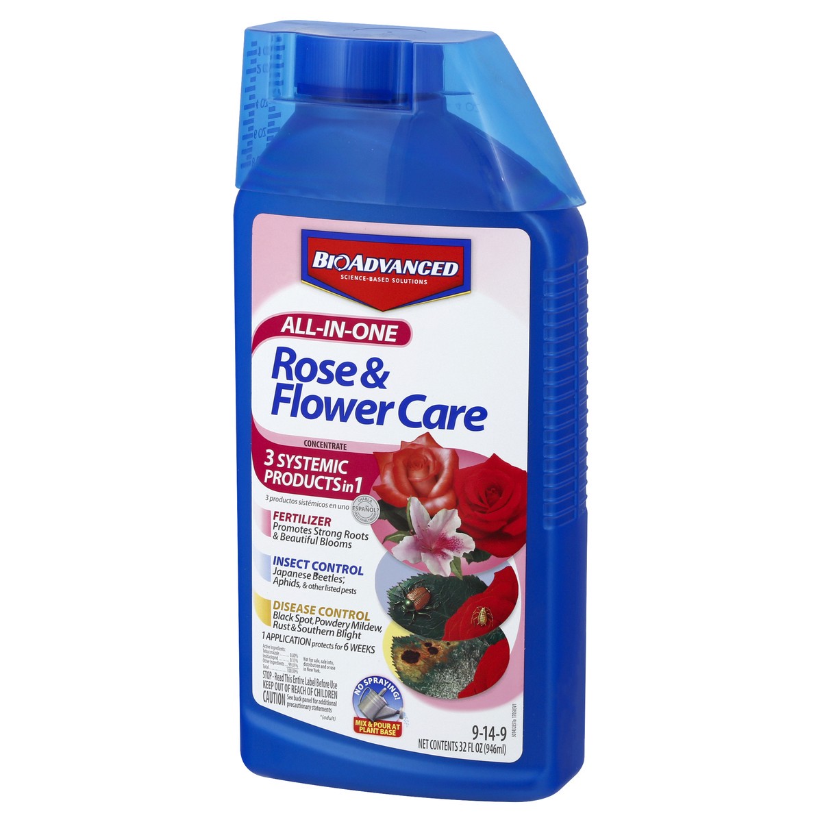 slide 6 of 9, Bioadvanced Rose & Flower Care 32 oz, 32 fl oz