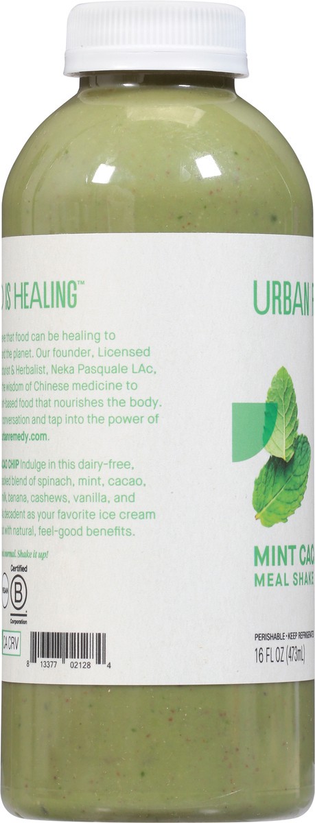 slide 6 of 9, Urban Remedy Organic Mint Cacao Chip Meal Replacement Smoothie - 16 Oz, 16 oz
