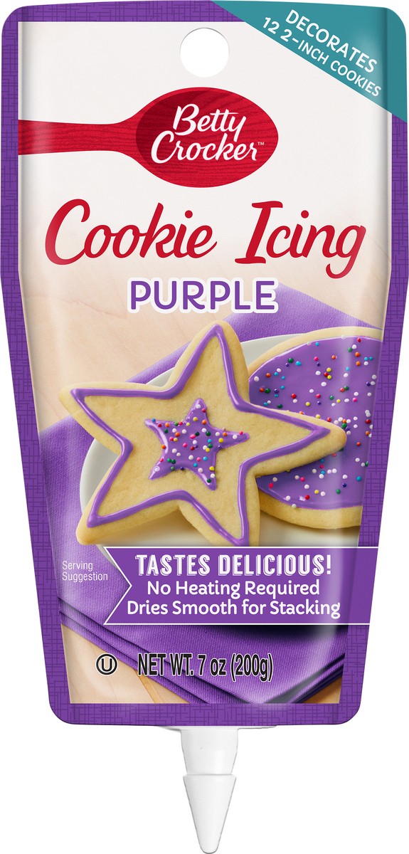 slide 1 of 3, Betty Crocker Purple Cookie Icing 7 oz, 7 oz