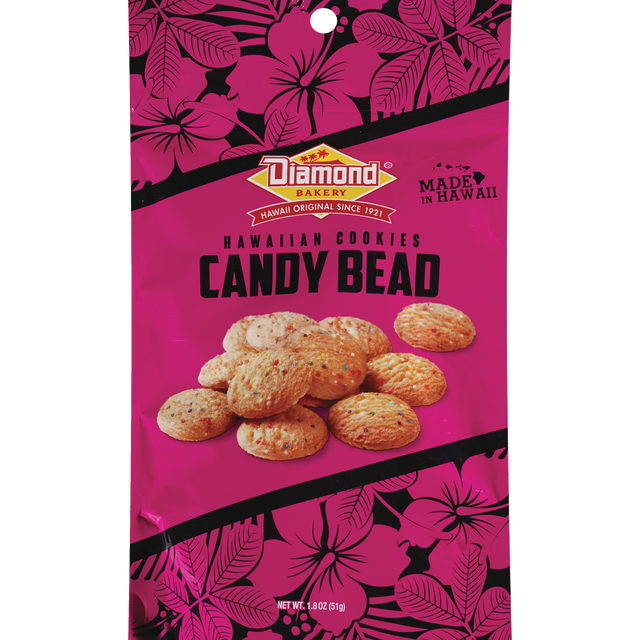 slide 1 of 1, Diamond Bakery Hawaiian Cookie Candy Bead, 1.8 oz