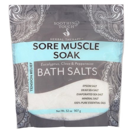 slide 1 of 1, Soothing Touch Muscle Soak Bath Salts, 32 oz