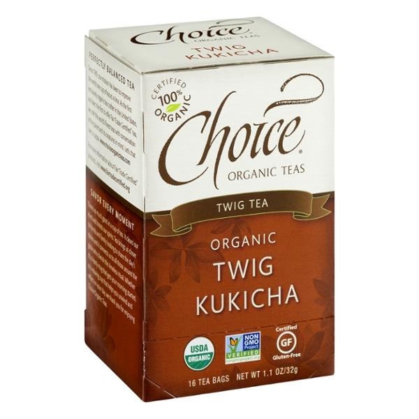 slide 1 of 1, Choice Organic Teas Twig Tea, 15 ct