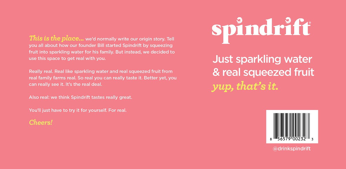 slide 7 of 7, Spindrift Sparkling Water - Grapefruit - 12 fl oz, 12 fl oz