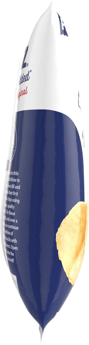 slide 5 of 7, Utz 2.75 oz Utz No Salt Added Original Potato Chips, 2.75 oz