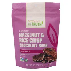 Hy-Vee Nothing But The Truth Organic Hazelnut & Rice Crisp Chocolate Bark