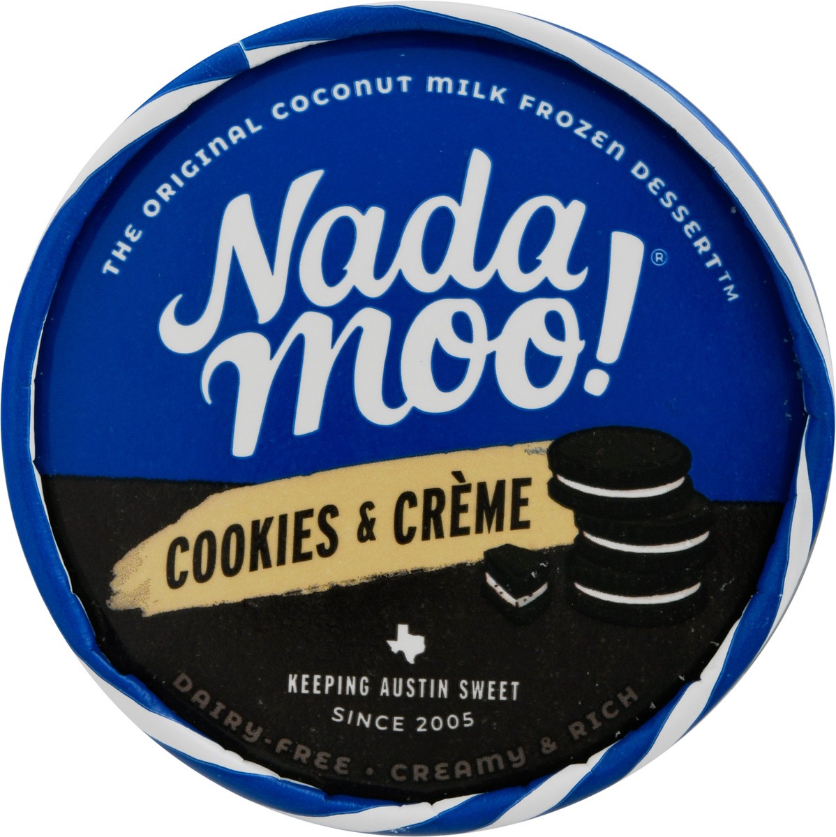 slide 9 of 9, NadaMoo Cookies & Creme Frozen Dessert 1 pt, 1 pint