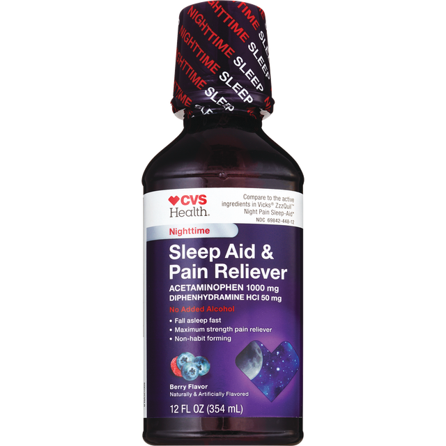 slide 1 of 1, CVS Diph+Pain Liq, 1 ct