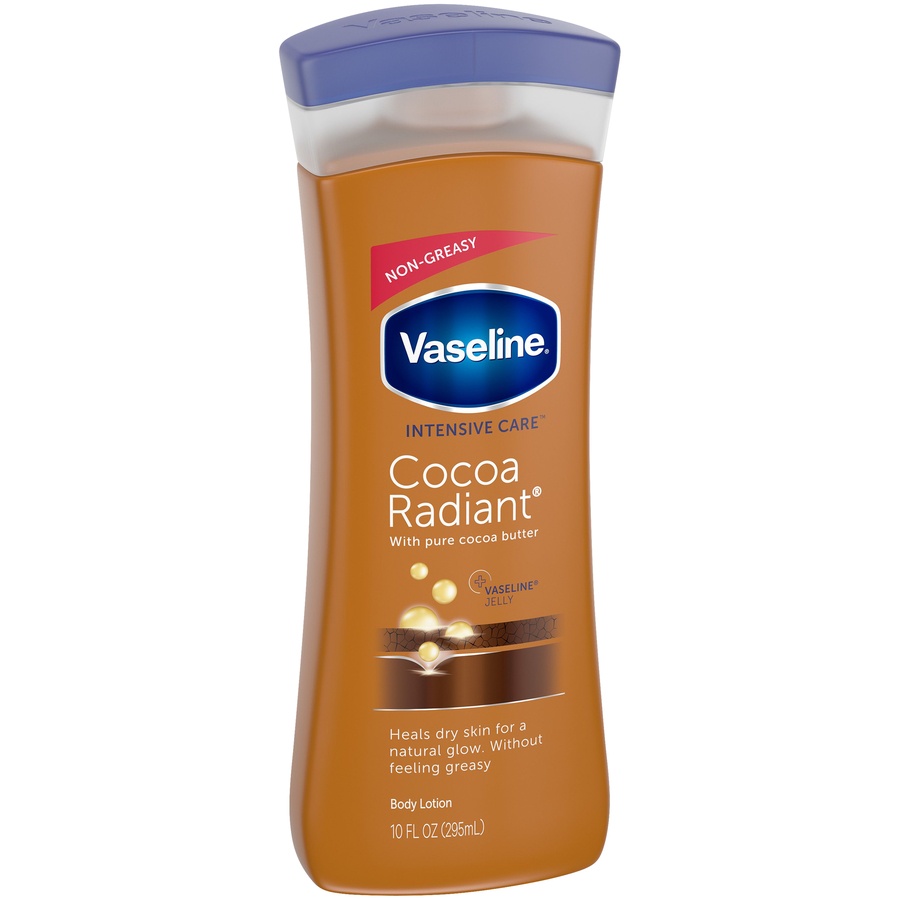 slide 2 of 4, Vaseline Intensive Care Cocoa Radiant Lotion, 10 fl oz