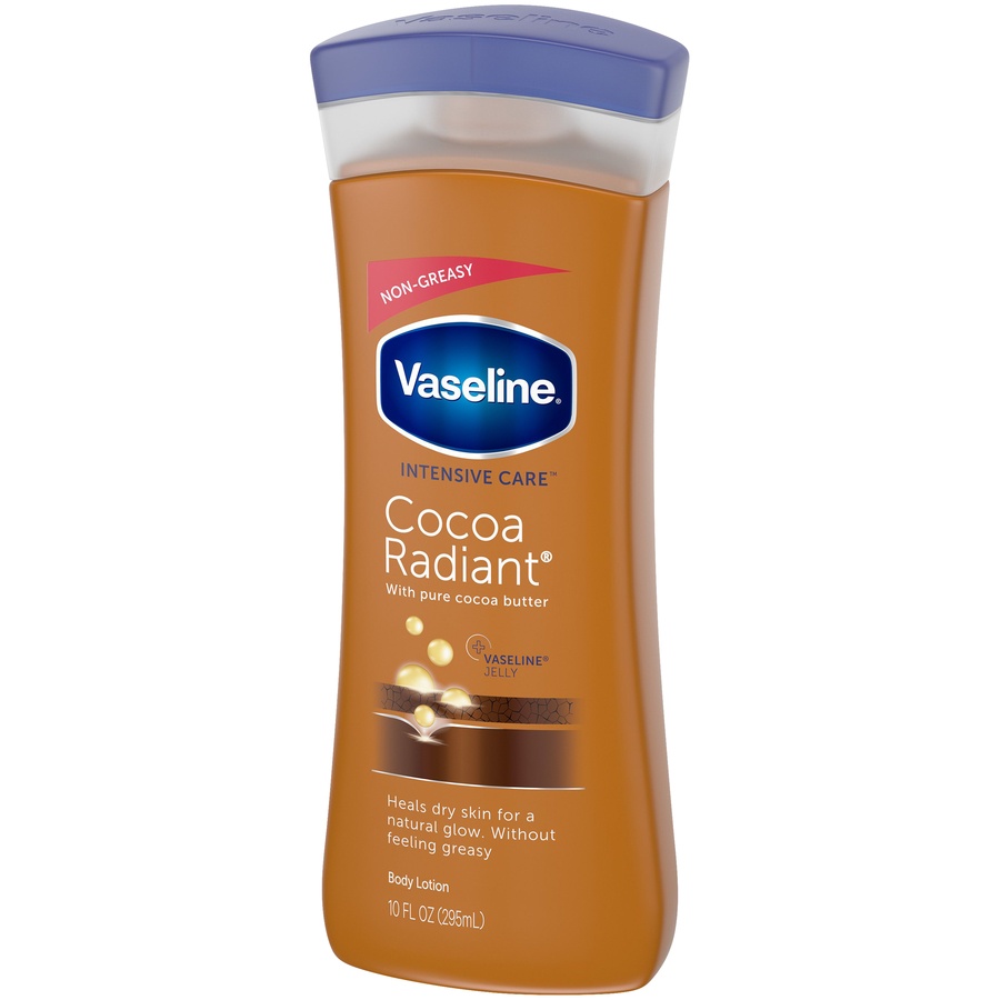slide 3 of 4, Vaseline Intensive Care Cocoa Radiant Lotion, 10 fl oz