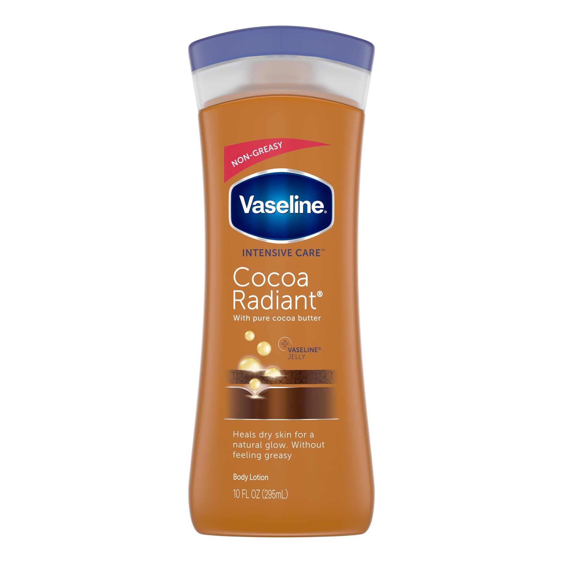slide 1 of 2, Vaseline Intensive Care Cocoa Radiant Moisture Body Lotion Cocoa & Shea - 10 fl oz, 10 fl oz