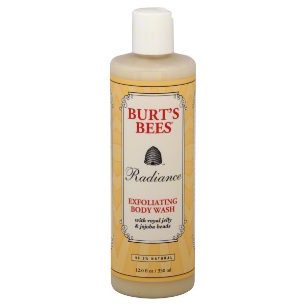 slide 1 of 1, Burt's Bees Body Wash Exfoliating, 12 oz