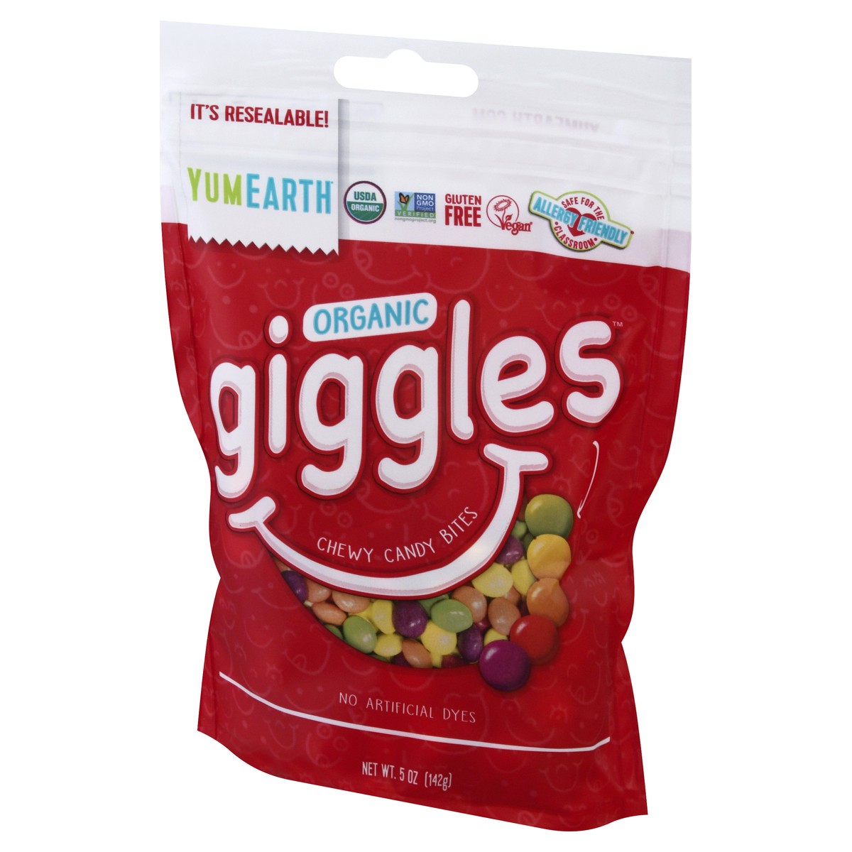 slide 8 of 9, YumEarth Giggles Organic Chewy Candy Bites 5 oz, 5 oz