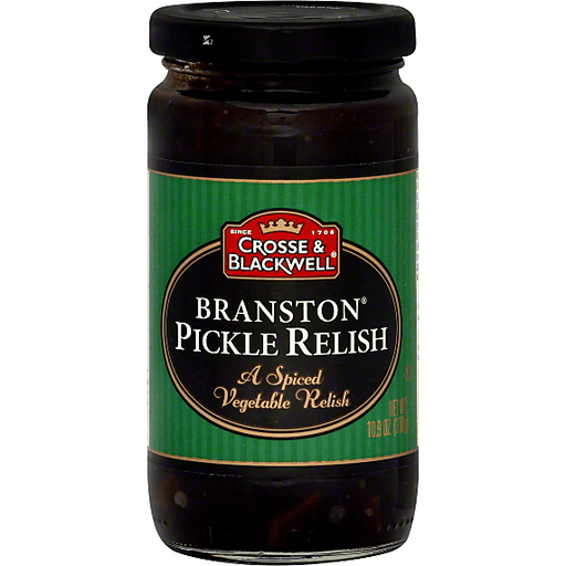 slide 2 of 3, Crosse & Blackwell Pickle Relish, Branston, 10.9 oz