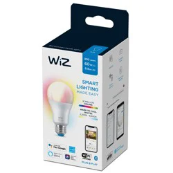 Wiz 8.8-Watt (60-Watt) A19 Led Smart Light Bulb