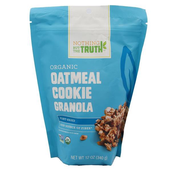 slide 1 of 1, Hy-Vee Nothing But The Truth Organic Oatmeal Cookie Granola, 12 oz
