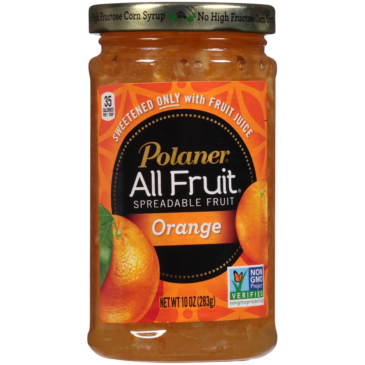 slide 4 of 7, Polaner All Fruit Gluten Free Orange Spreadable Fruit, Orange Fruit Spread, 10 OZ, 10 oz