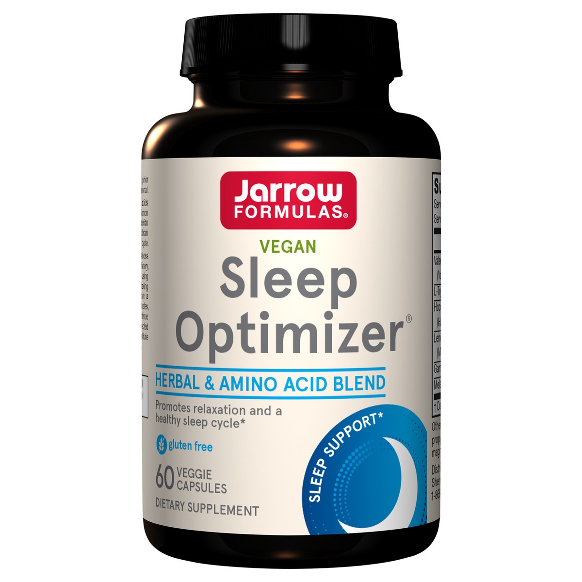 slide 4 of 5, Jarrow Formulas Sleep Optimizer - 60 Veggie Capsules - Promotes Healthy Sleep Cycle & Relaxation - Includes PharmaGABA, Hops Flower, Valerian, Melatonin & L-tryptophan 30 Servings, 60 ct