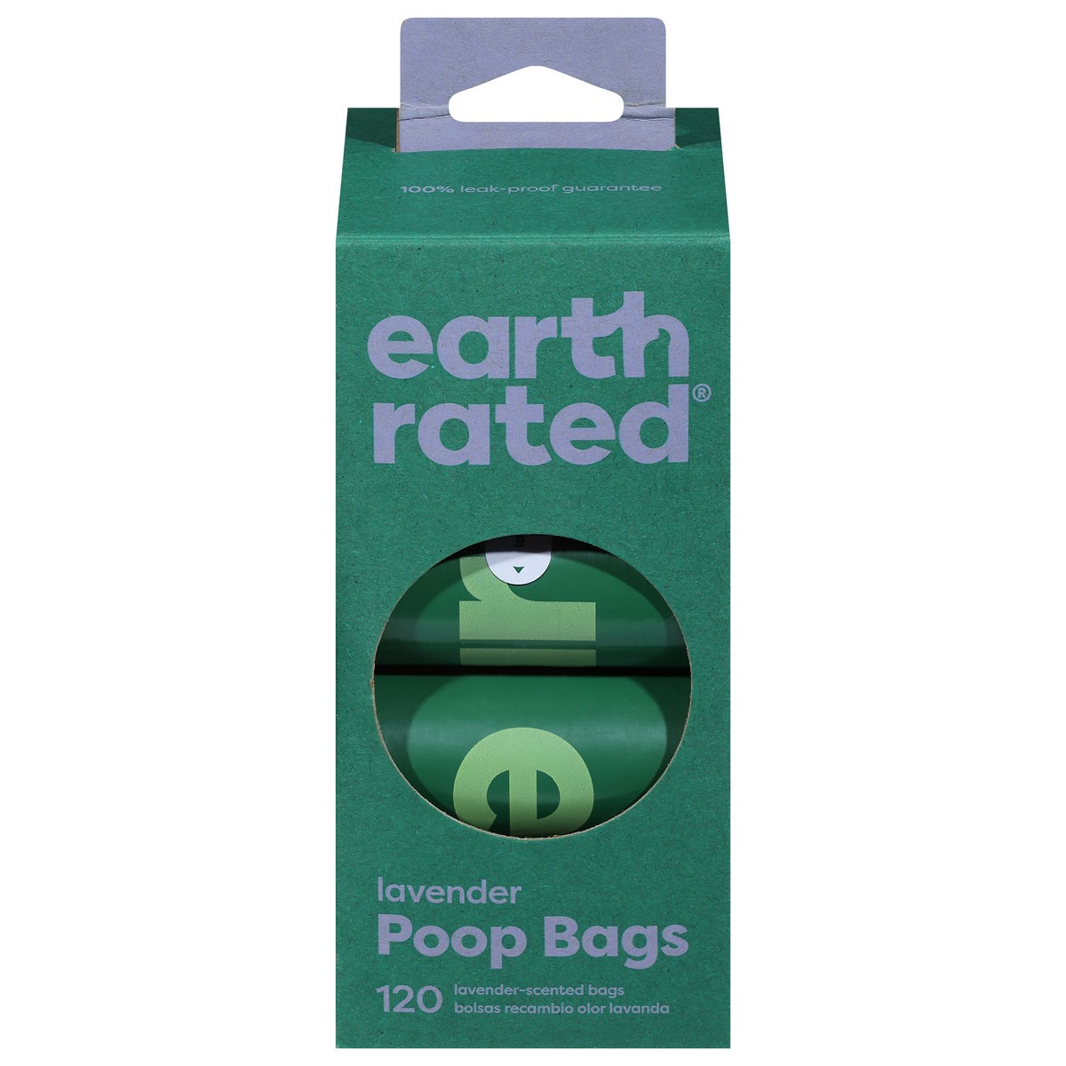 slide 1 of 9, Earth Rated Lavender Poop Bags 8 - 15 Bag Rolls, 8 ct