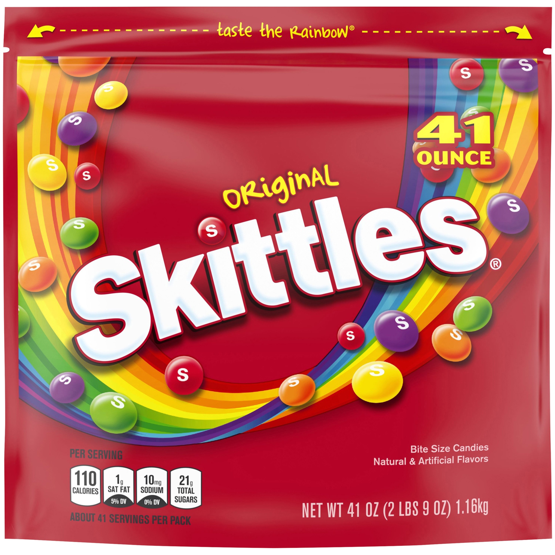 slide 1 of 7, Skittles Original Candy, 41 oz