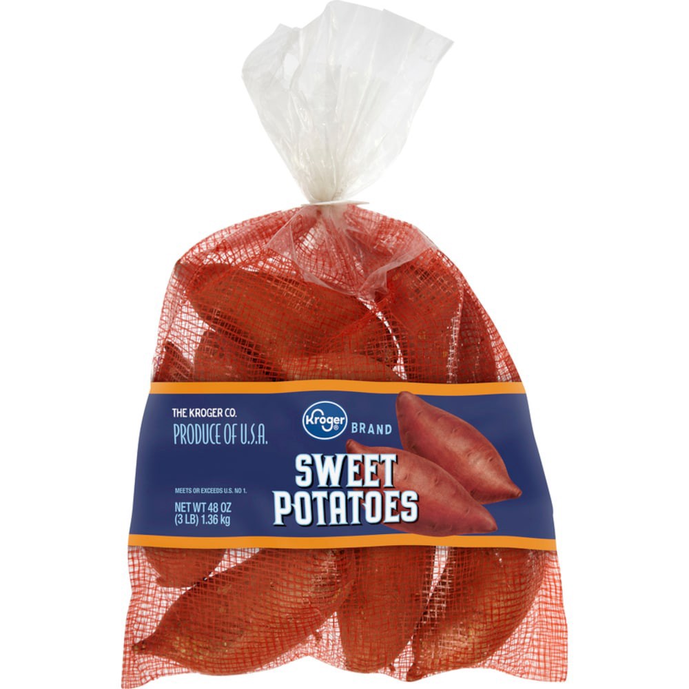 slide 1 of 2, Kroger Sweet Potato, 3 lb