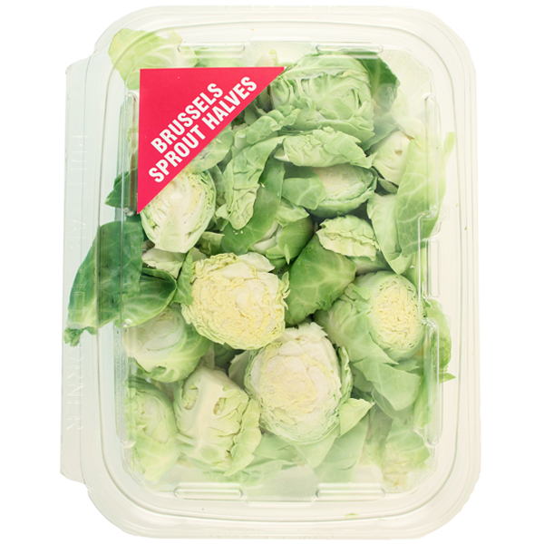 slide 1 of 1, Fresh Valley Freshen Ready - Brussels Sprouts Halves, 14 oz