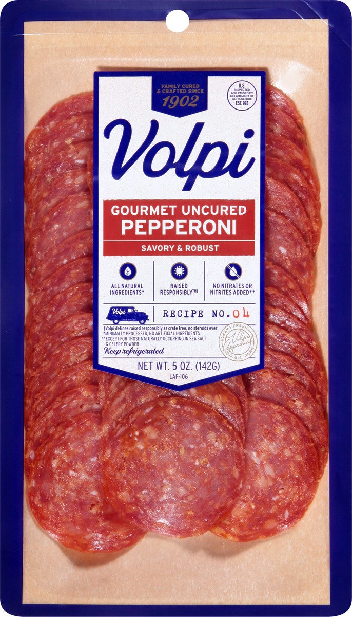 slide 5 of 13, Volpi Pepperoni | Savory & Robust 5oz, 1 ct