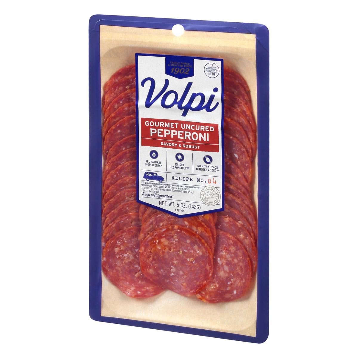 slide 13 of 13, Volpi Pepperoni | Savory & Robust 5oz, 1 ct