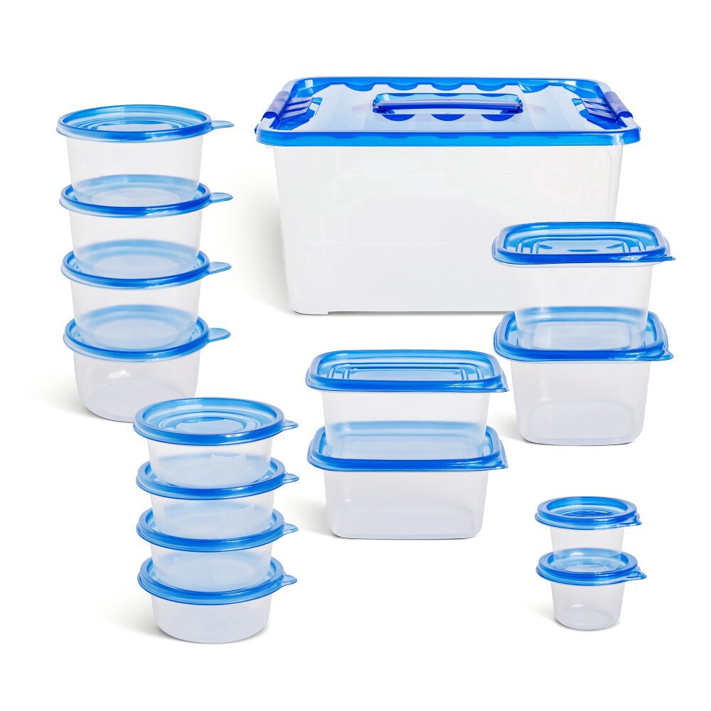 slide 2 of 2, Core Container And Lid Set Blue, 30 ct