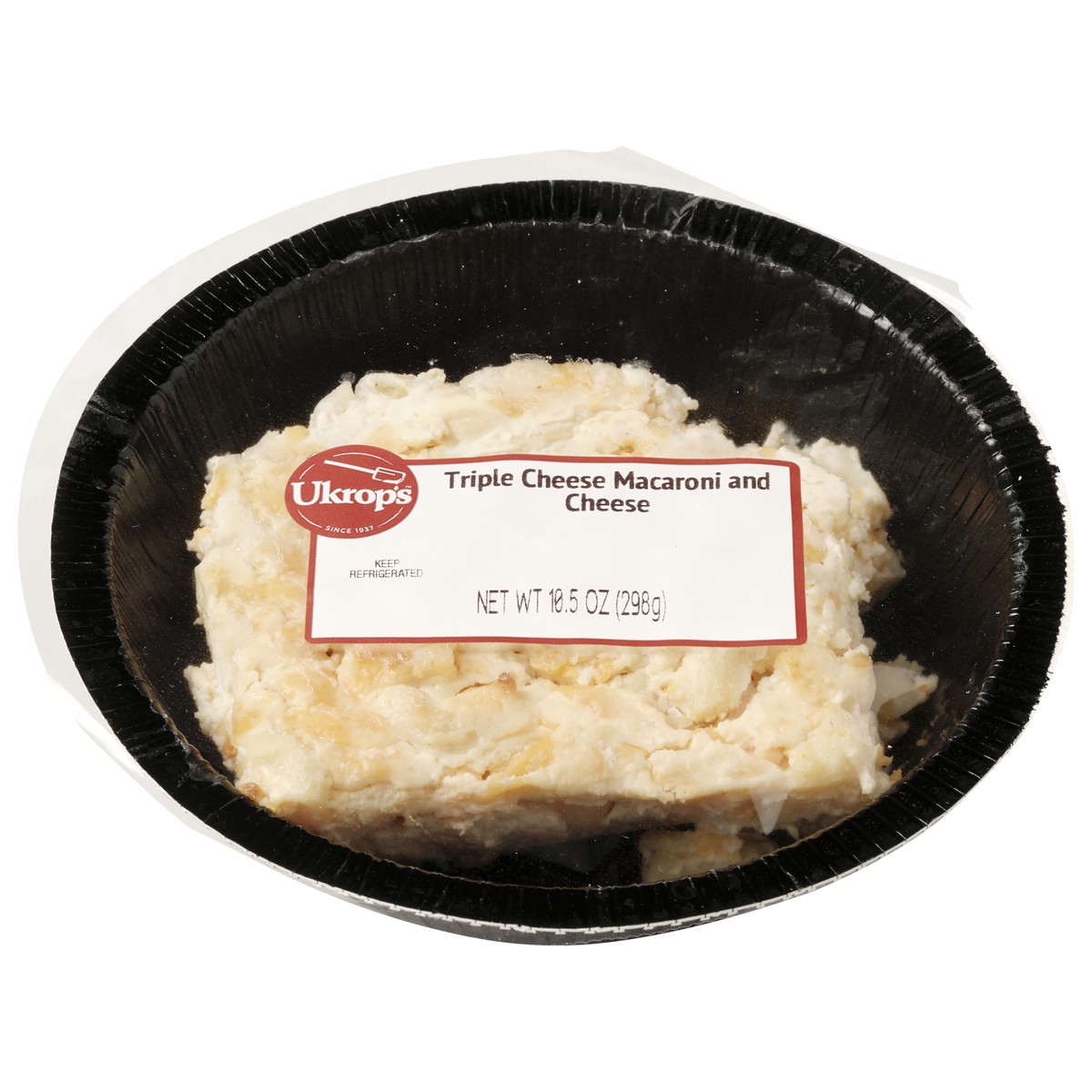 slide 1 of 3, Ukrop's Triple Cheese Macaroni & Cheese, 10.5 oz