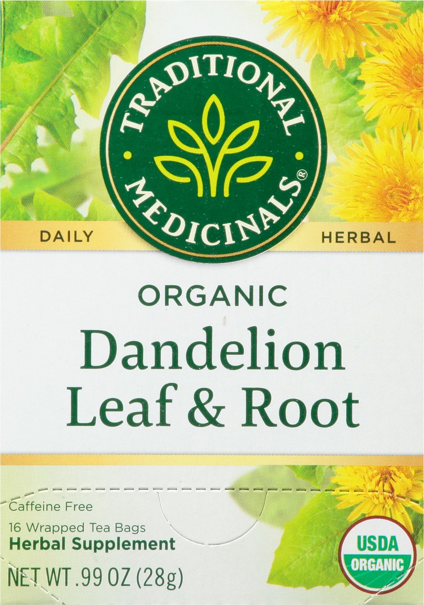 slide 5 of 8, Traditional Medicinals Dandelion Leaf & Root - 16 ct, 16 ct