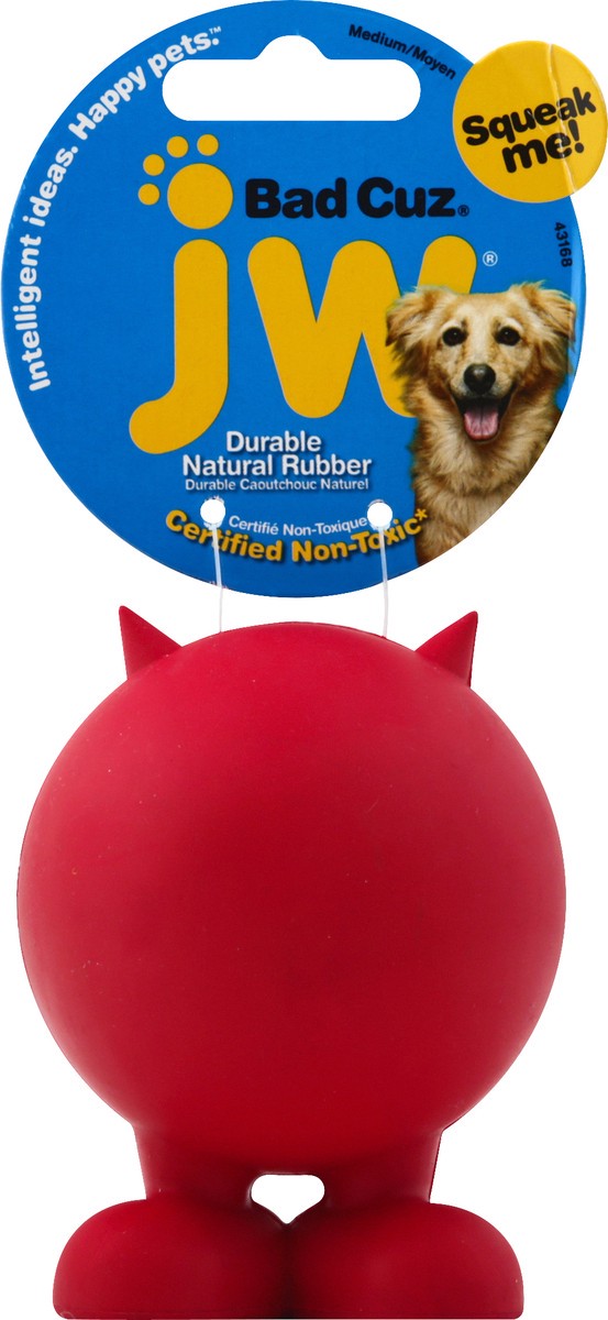 slide 6 of 6, JW Pet Dog Toy, Bad Cuz, Medium, 1 ct