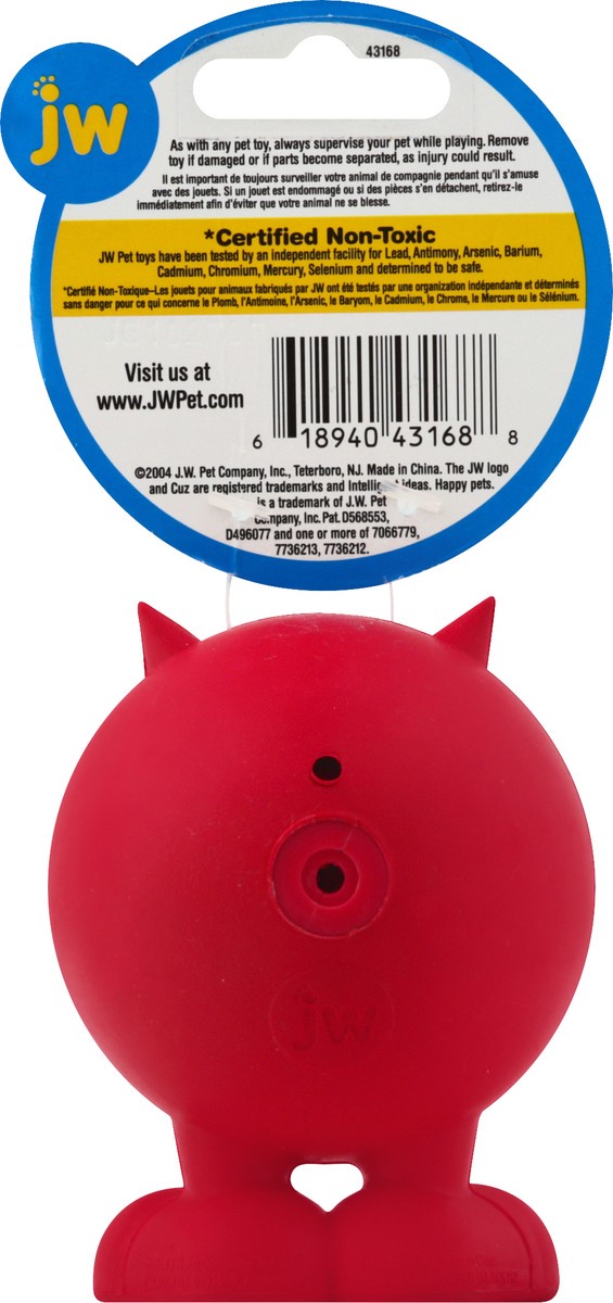 slide 3 of 6, JW Pet Dog Toy, Bad Cuz, Medium, 1 ct