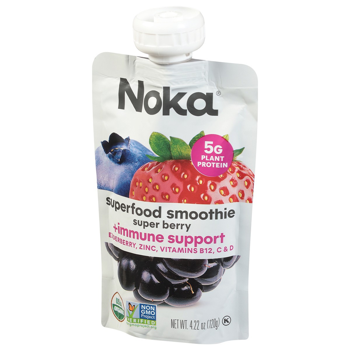 slide 7 of 9, NOKA Super Berry Superfood Smoothie 4.22 oz, 4 oz