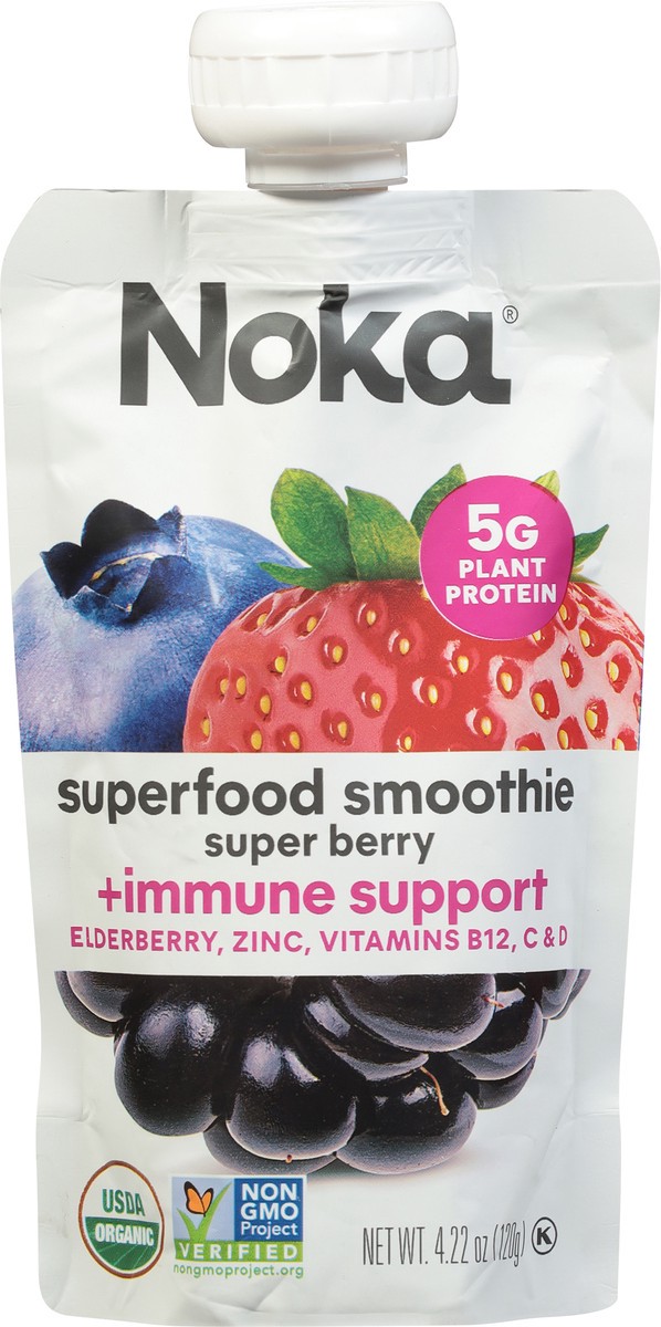 slide 3 of 9, NOKA Super Berry Superfood Smoothie 4.22 oz, 4 oz