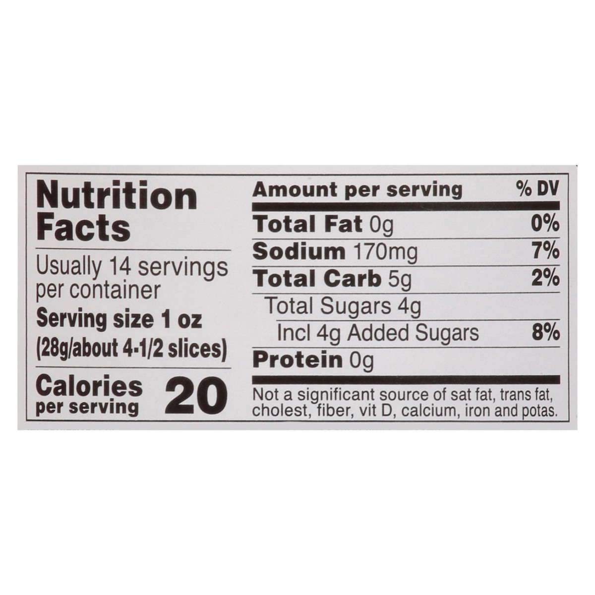 slide 5 of 14, Food Club Bread & Butter Pickle Chips 24 fl oz, 24 fl oz