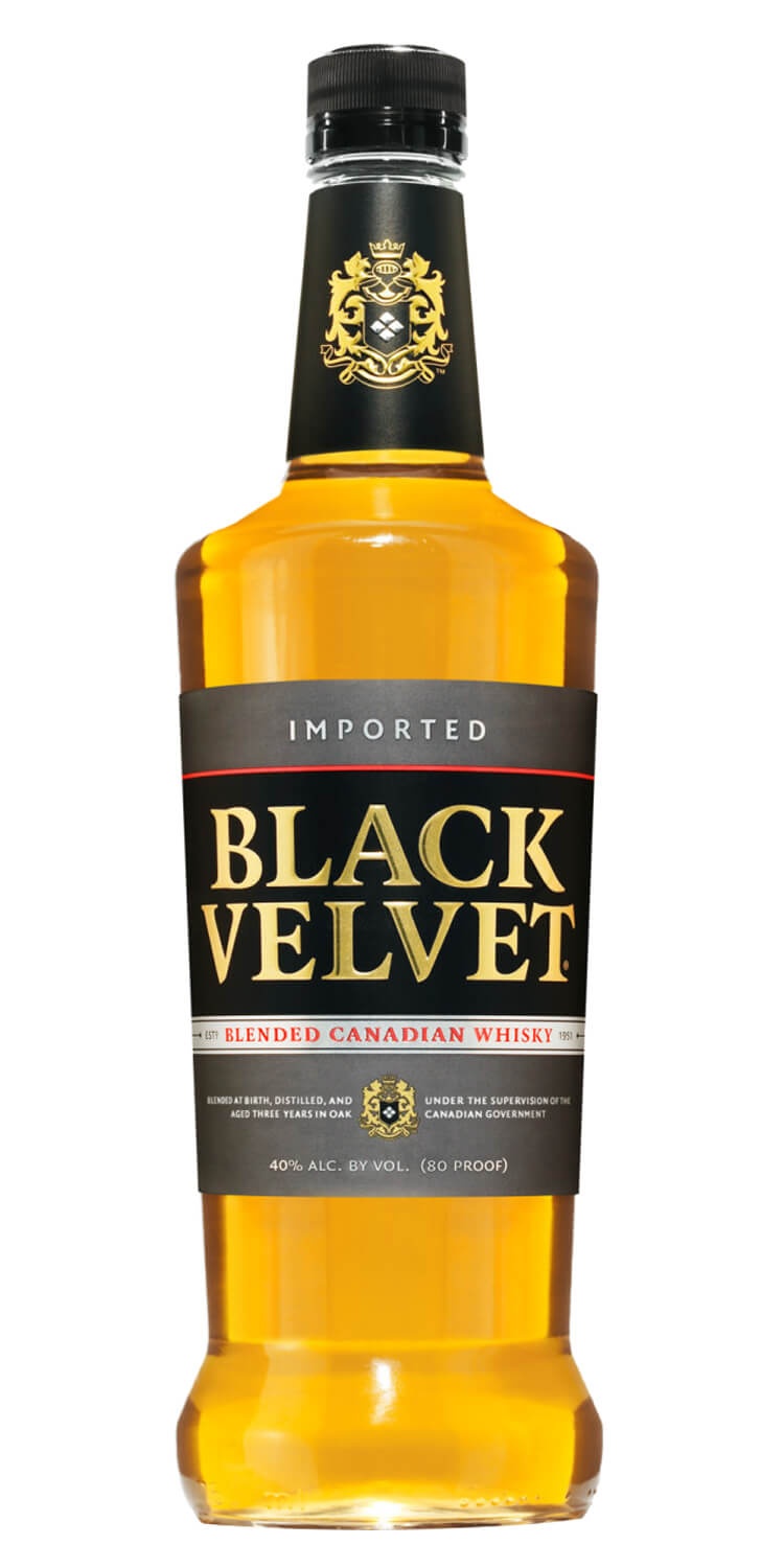 slide 1 of 1, Black Velvet Canadian Whisky, 750 ml
