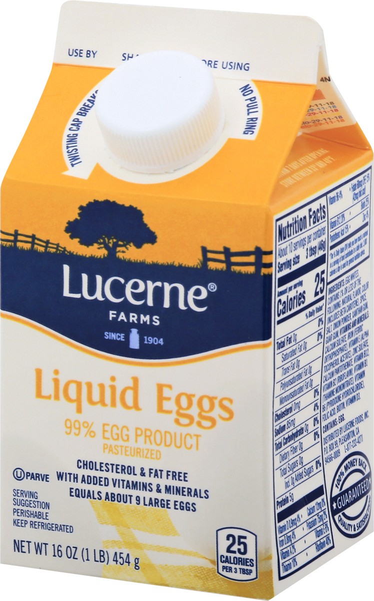 slide 3 of 9, Lucerne Dairy Farms Farms Liquid Eggs 99% Real Egg Product, 