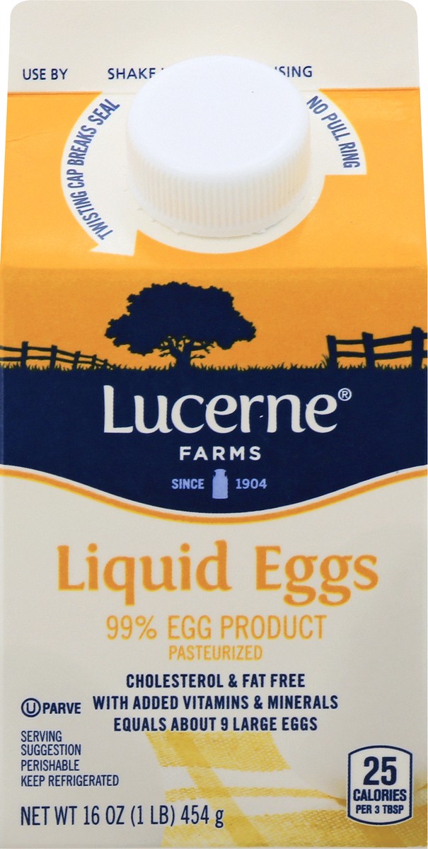 slide 1 of 9, Lucerne Dairy Farms Farms Liquid Eggs 99% Real Egg Product, 