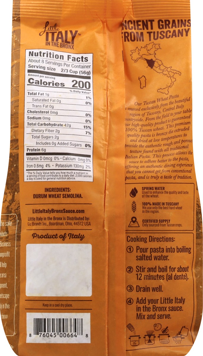 slide 12 of 13, Little Italy in the Bronx No. 64 Penne Rigate 16 oz, 16 oz