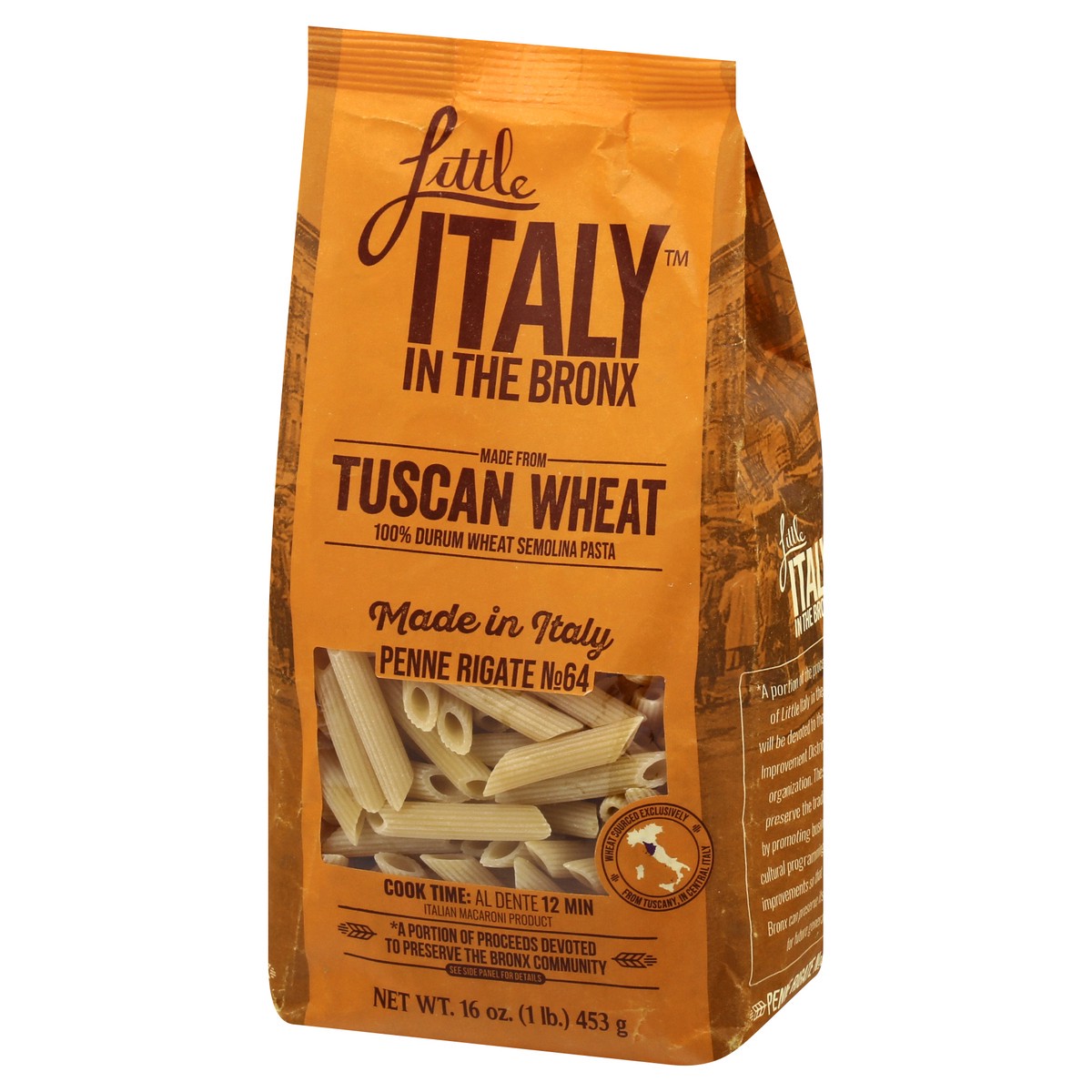 slide 4 of 13, Little Italy in the Bronx No. 64 Penne Rigate 16 oz, 16 oz