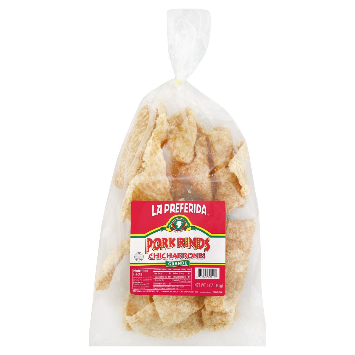 slide 3 of 6, La Preferida Pork Rinds 5 oz, 5 oz