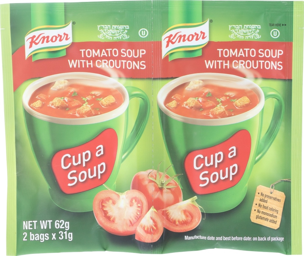 slide 1 of 1, Knorr Tomato Soup Packet, 2.19 oz