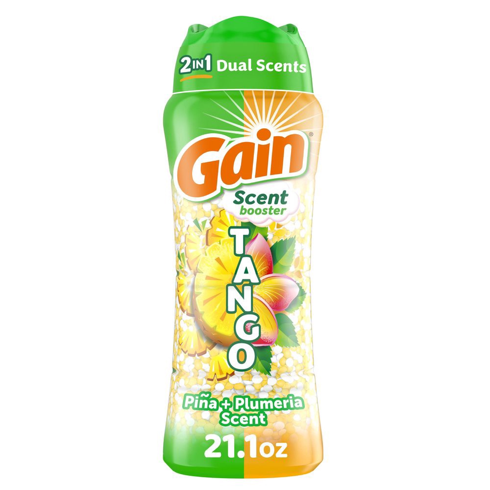 slide 1 of 1, Gain 2 in 1 Tango In-Wash Pina + Plumeria Scent Scent Booster 1.31 lb, 1.31 lb