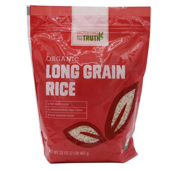 slide 1 of 1, Nothing But The Truth Organic Long Grain Rice, 2 lb