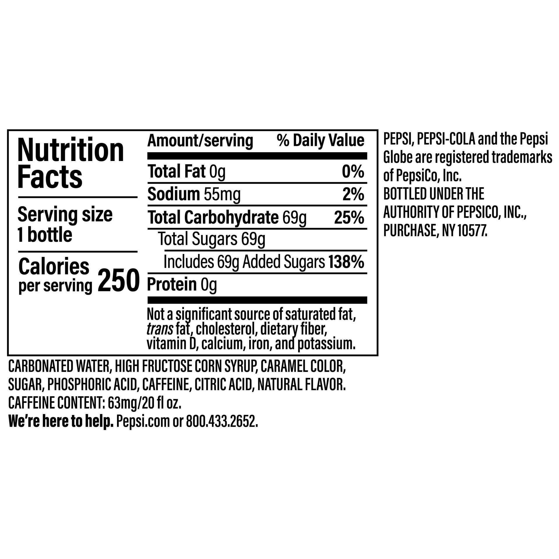 slide 4 of 5, Pepsi Soda Cola - 20 fl oz, 20 fl oz