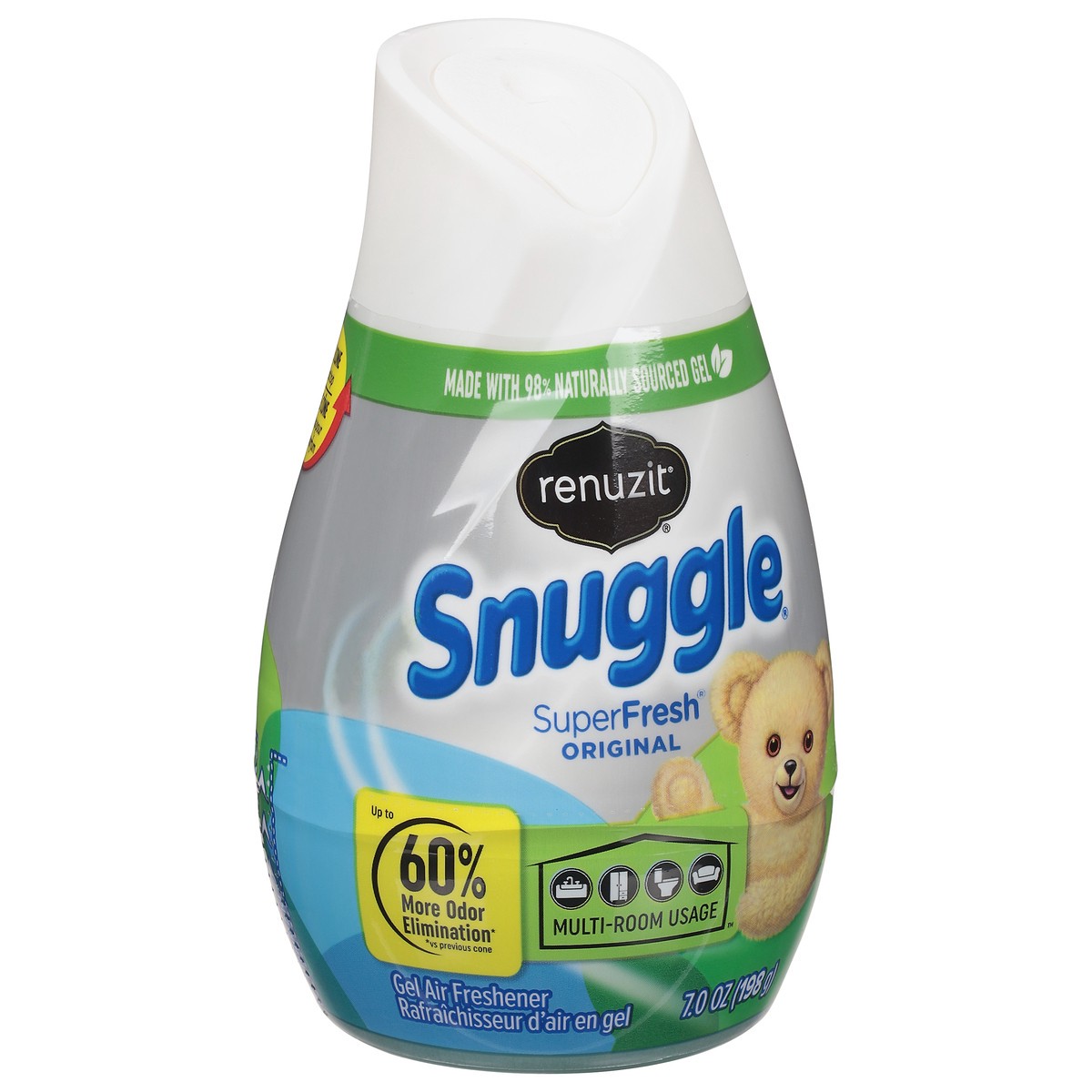 slide 2 of 9, Renuzit Snuggle Super Fresh Original Gel Air Freshener 7.0 oz, 7 oz